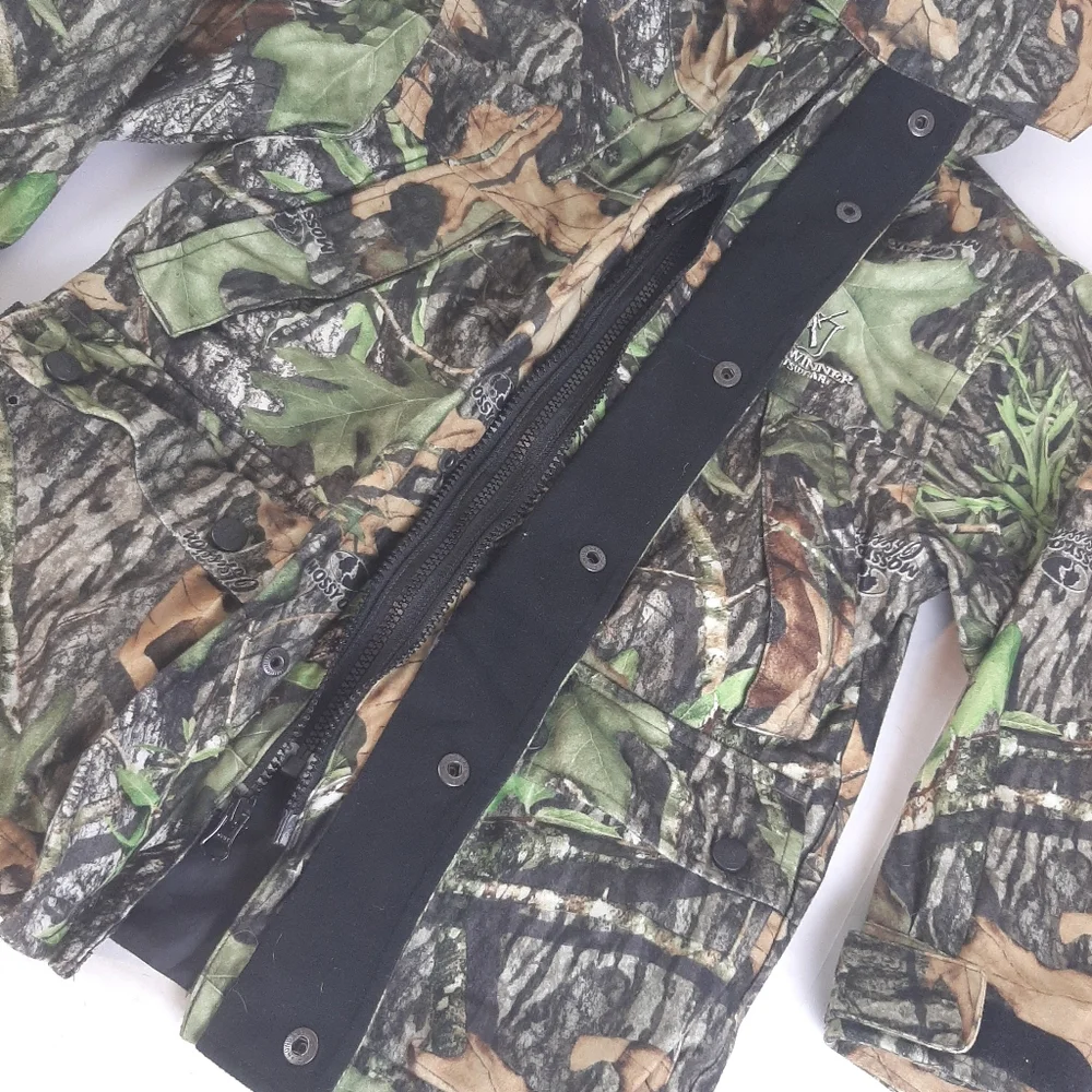 🛍🍀Game Winner Sportswear Youth Small Camouflage Hooded Waterproof Coat